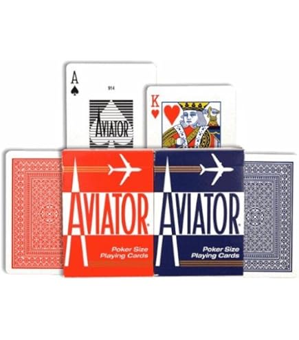 Amazon.com: Aviator Jumbo Index Playing Cards : Toys & Games